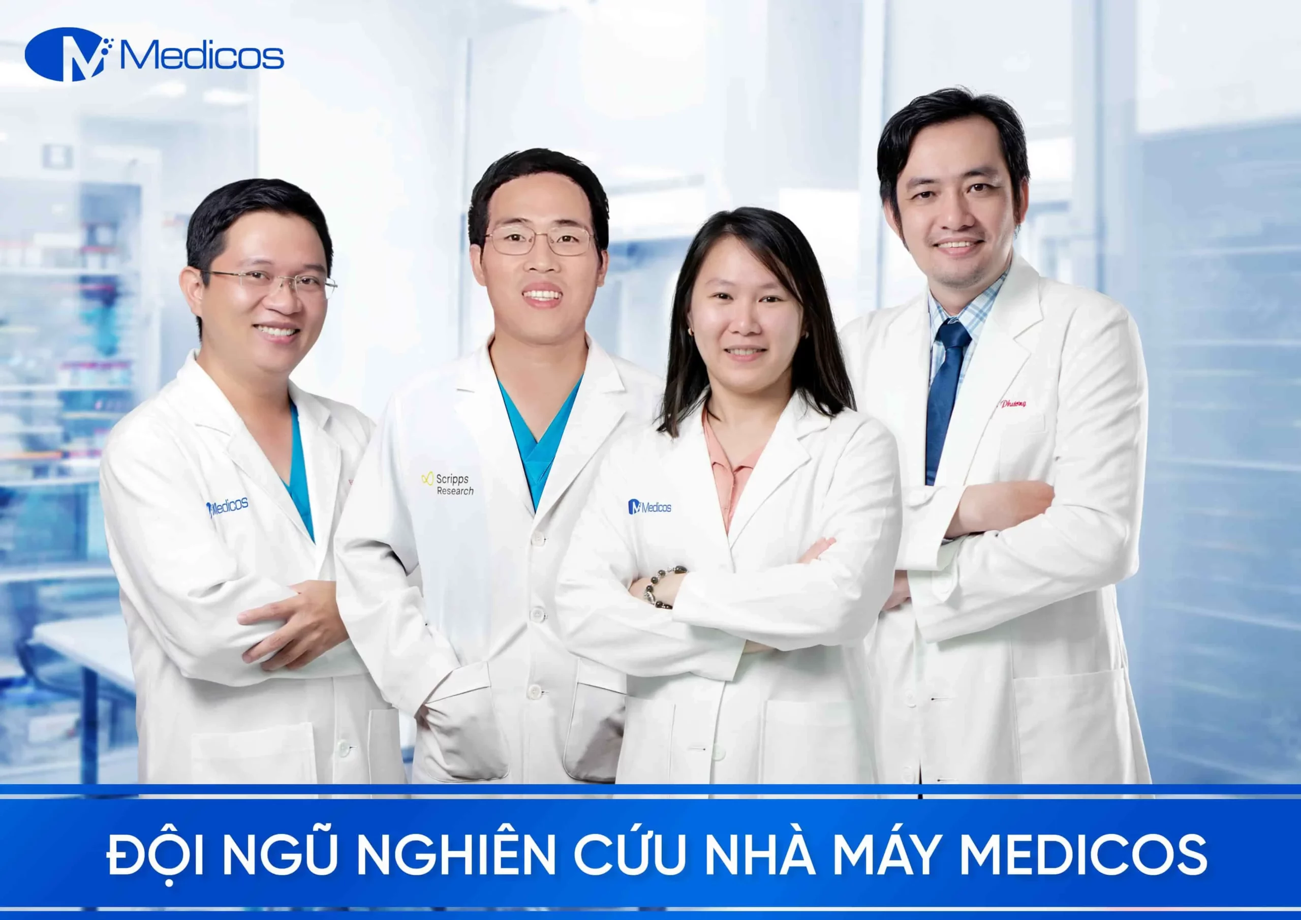 Đội ngũ nghiên cứu tại nhà máy Medicos