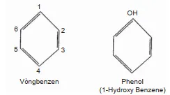 Công thức hóa học của benzen và phenol
