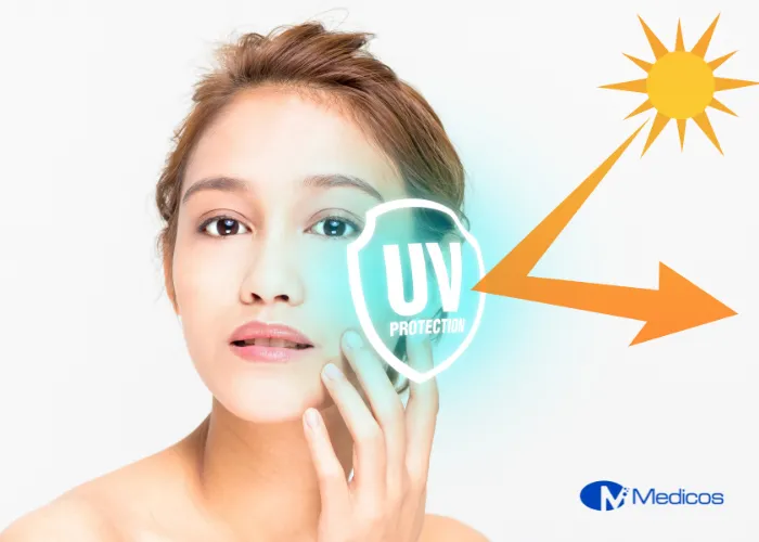 Hiệu quả bảo vệ da khỏi tia UV của kem chống nắng gia công tại Medicos