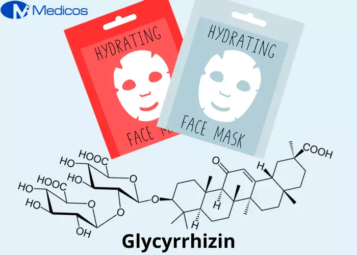 Gia công mặt nạ sau điều trị với Glycyrrhizin