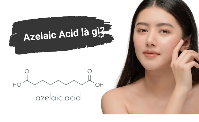 Azelaic acid trong sản phẩm gia công serum trắng da Medicos 