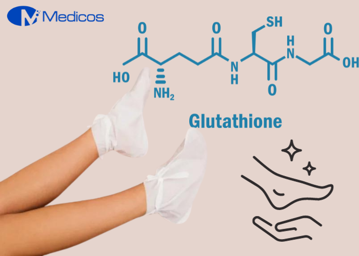 Mặt nạ chân với Glutathione