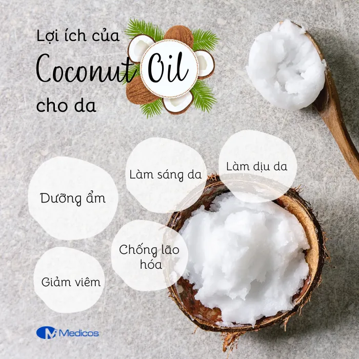 Lợi ích của Coconut oil cho da