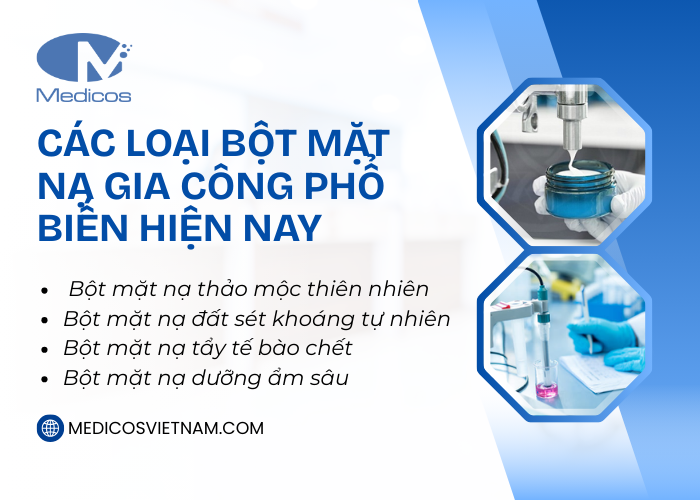 Các loại sản phẩm bột mặt nạ được gia công hiện nay
