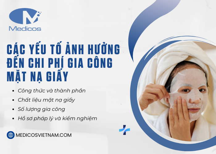 Yếu tố quan trọng ảnh hưởng đến chi phí khi gia công mặt nạ giấy tại Medicos 