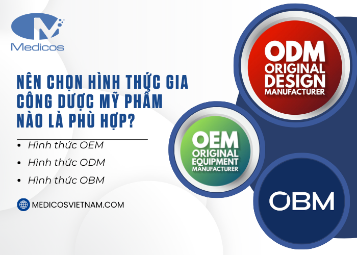 Hình thức gia công dược mỹ phẩm phổ biến nhất tại Medicos Việt Nam 