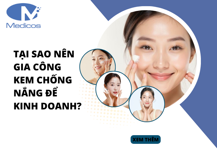 Tại sao nên kinh doanh gia công kem chống nắng