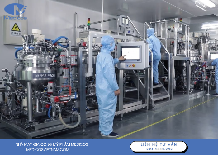 Nhà máy gia công mỹ phẩm Medicos – Được cấp phép bởi Sở Y Tế TP.HCM