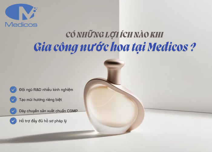 Lợi ích của gia công nước hoa tại Medicos Việt Nam