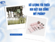 Số lượng tối thiểu khi đặt gia công mỹ phẩm?