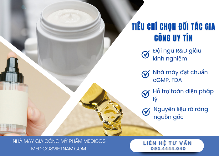 Đơn vị gia công mỹ phẩm nhận số lượng ít, tối ưu chi phí