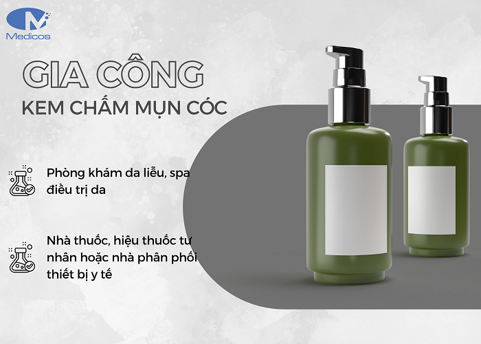 Gia công kem chấm mụn cóc là gì?