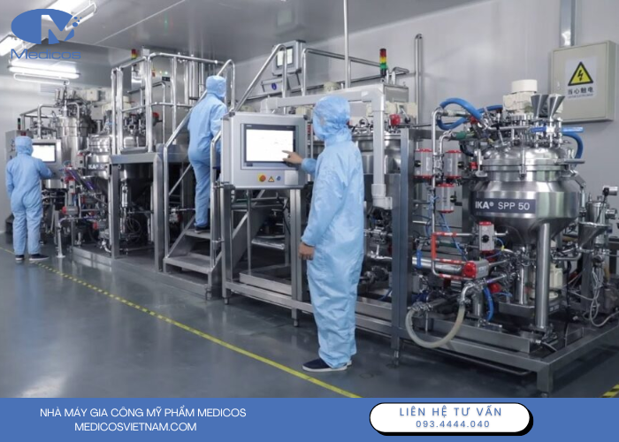 Nhà máy gia công mỹ phẩm Medicos – Được cấp phép bởi Sở Y Tế TP.HCM