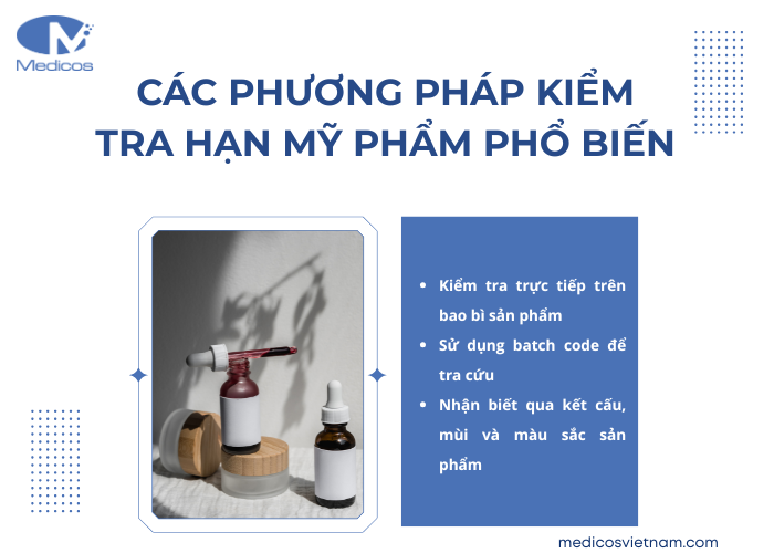 Một số cách kiểm tra hạn mỹ phẩm phổ biến