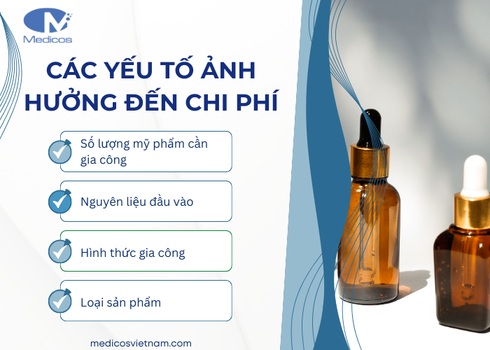 Các yếu tố ảnh hưởng đến chi phí gia công mỹ phẩm tại Bình Dương