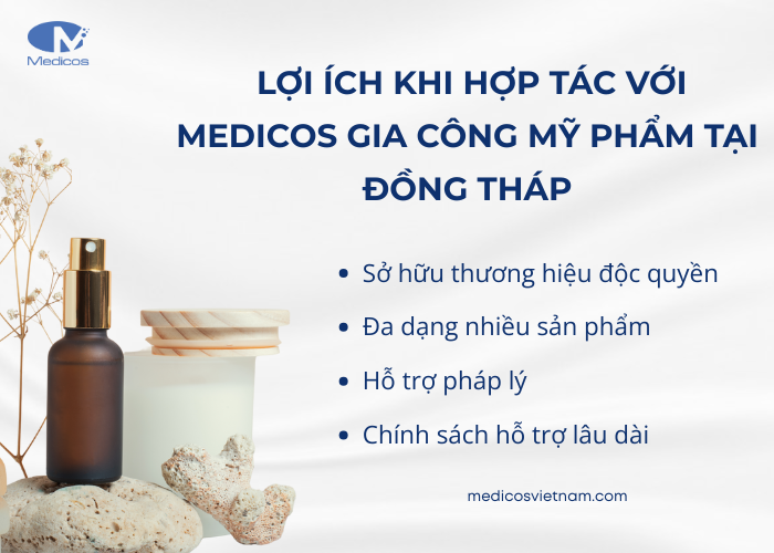 Medicos là đối tác gia công mỹ phẩm chất lượng