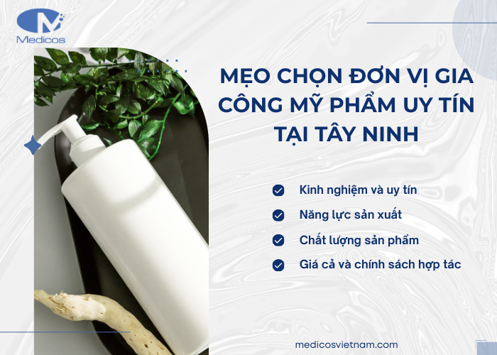 Các tiêu chí chọn đơn vị gia công mỹ phẩm uy tín