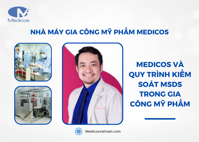 Nhà máy gia công mỹ phẩm Medicos đạt chuẩn cGMP 