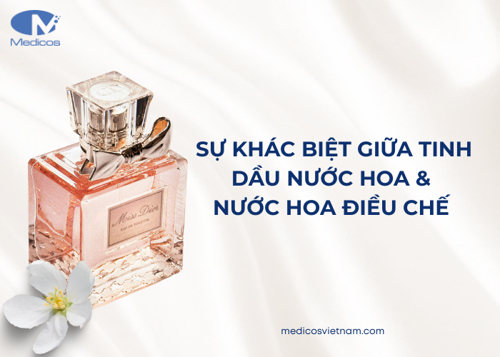 So sánh tinh dầu nước hoa và nước hoa điều chế