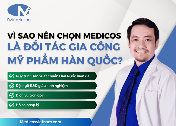 Vì sao lại chọn nhà máy Medicos để sản xuất sản phẩm Hàn Quốc 