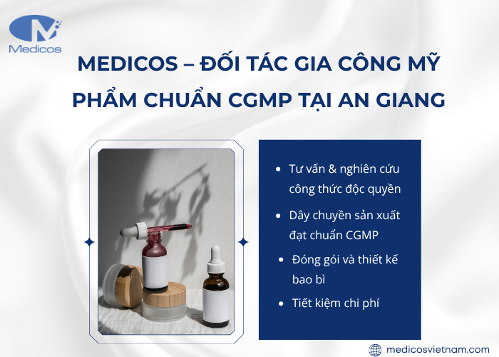 Medicos là đối tác gia công mỹ phẩm uy tín