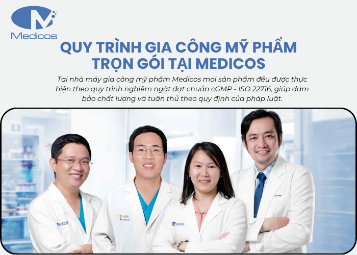 Quy trình gia công mỹ phẩm tại nhà máy uy tín đạt chuẩn cGMP - ISO 22716