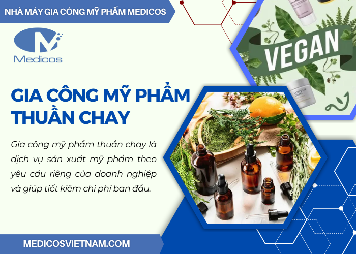 Gia công mỹ phẩm thuần chay tại nhà máy Medicos Việt Nam