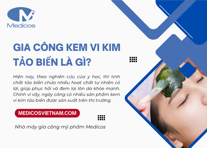Gia công kem vi kim tảo biển là gì?