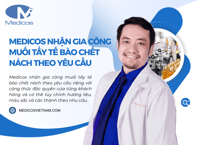 Medicos nhận gia công mỹ phẩm theo yêu cầu đạt chuẩn cGMP