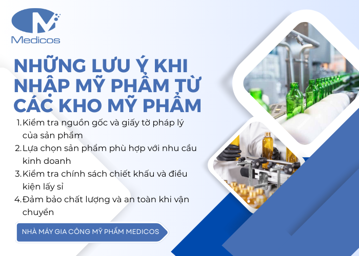 Các lưu ý quan trọng khi nhập mỹ phẩm từ các kho sỉ chính hãng