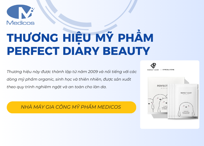 Thương hiệu mỹ phẩm Perfect Diary Beauty được nhiều spa và phòng khám tin tưởng 