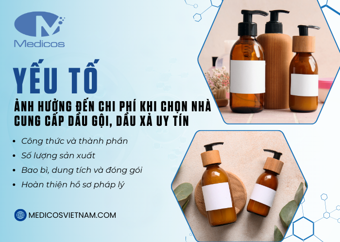 Yếu tố quan trọng ảnh hưởng đến chi phí khi chọn nhà cung cấp dầu gội dầu xả uy tín 
