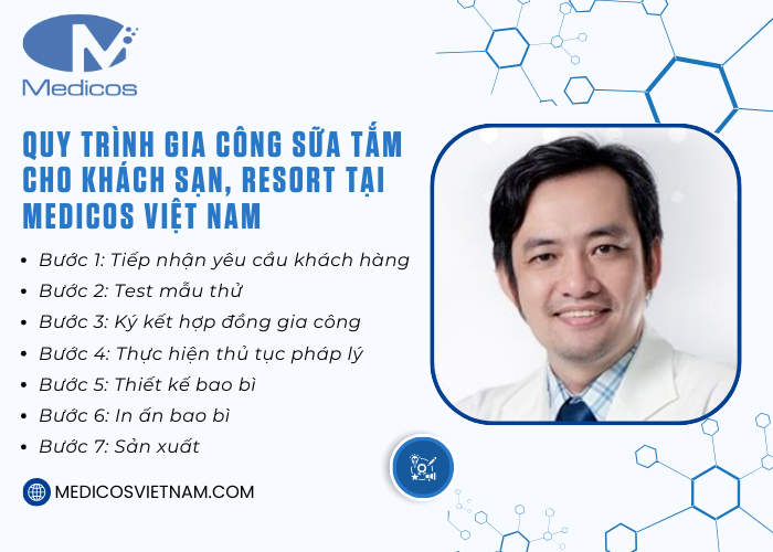 Quy trình cung cấp sữa tắm cho khách sạn, resort đạt chuẩn cGMP